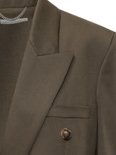 Stella McCartney Blazer Doppiopetto Verde Oliva - Abbigliamento Donna | Lidia Shopping