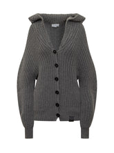 Stella McCartney Grey Hooded Cardigan - Collezione Happy Birthday | Lidia Shopping