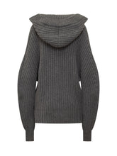 Stella McCartney Grey Hooded Cardigan - Collezione Happy Birthday | Lidia Shopping