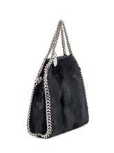 Borsa Falabella Tiny Stella McCartney in Eco Pelliccia Nera - Borse A Spalla Donna | Lidia Shopping