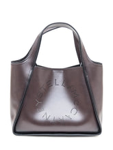 Brown Faux Leather Tote Bag Stella McCartney - Collezione Happy Birthday | Lidia Shopping