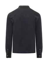 Zegna Polo Blu Manica Lunga in Cotone - Abbigliamento Uomo | Lidia Shopping