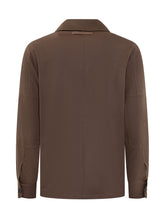 Zegna Overshirt in Lana Marrone - Abbigliamento Uomo | Lidia Shopping