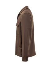 Zegna Overshirt in Lana Marrone - Abbigliamento Uomo | Lidia Shopping