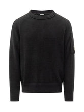 C.P. Company Wool Sweater with Pocket and Logo - C P Company | Lidia Shopping