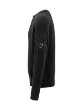 C.P. Company Wool Sweater with Pocket and Logo - C P Company | Lidia Shopping