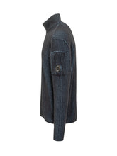 C.P. Company Maglia a Coste con Mezza Zip e Tasca Lente - Abbigliamento Uomo | Lidia Shopping