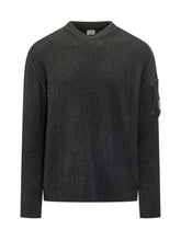 C.P. Company Maglia a Coste con Tasca sulla Manica - Abbigliamento Uomo | Lidia Shopping