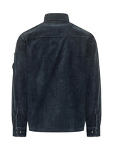 C.P. Company Blue Corduroy Jacket with Zip - C P Company | Lidia Shopping