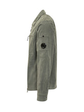 C.P. Company Green Corduroy Jacket with Zip - C P Company | Lidia Shopping