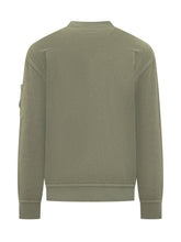 C.P. Company Green Crewneck Sweatshirt - C P Company | Lidia Shopping