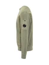 C.P. Company Green Crewneck Sweatshirt - C P Company | Lidia Shopping