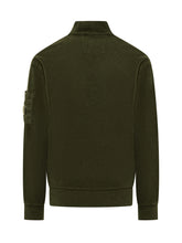 C.P. Company Green Half-Zip Sweatshirt - C P Company | Lidia Shopping