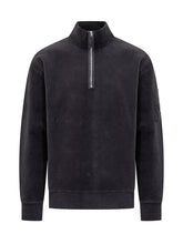 C.P. Company Black Half-Zip Sweatshirt - C P Company | Lidia Shopping
