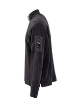 C.P. Company Black Half-Zip Sweatshirt - C P Company | Lidia Shopping