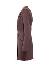Elisabetta Franchi Double-Breasted Blazer Dress Satin - Collezione Happy Birthday | Lidia Shopping