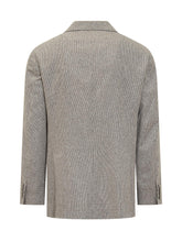Brunello Cucinelli Giacca Principe di Galles Grigia - Abbigliamento Uomo | Lidia Shopping