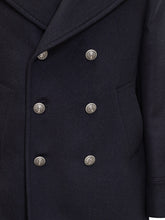 Brunello Cucinelli Cappotto Doppiopetto Blu - Abbigliamento Uomo | Lidia Shopping