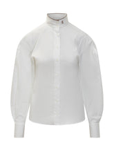 Camicia con colletto coreano Brunello Cucinelli - Abbigliamento Donna | Lidia Shopping