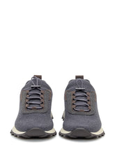 Brunello Cucinelli Grey Knit Sneaker - Brunello Cucinelli | Lidia Shopping