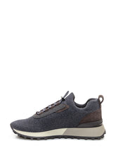 Brunello Cucinelli Grey Knit Sneaker - Brunello Cucinelli | Lidia Shopping
