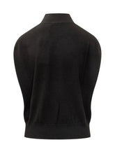 Black Turtleneck Vest SEMICOUTURE - Collezione Happy Birthday | Lidia Shopping