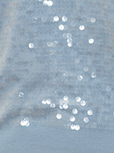 Maglia Celeste con Paillettes SEMICOUTURE - Abbigliamento Donna | Lidia Shopping