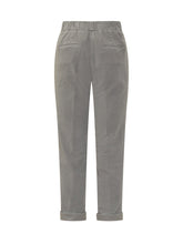 Peserico Grey Velvet Pants - Collezione Happy Birthday | Lidia Shopping