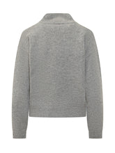 PESERICO - Peserico Sweater with Diamond Pattern and Shimmer Details - Grey | Lidia Shopping ® | Official Website