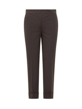 PT Torino Pantaloni Marroni con Risvolto Donna - Abbigliamento Donna | Lidia Shopping