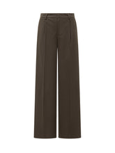 PT Torino Brown Wide-Leg Trousers - Collezione Happy Birthday | Lidia Shopping