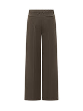 PT Torino Brown Wide-Leg Trousers - Collezione Happy Birthday | Lidia Shopping