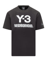 T-Shirt Logo Nera Y-3 Neighborhood - Abbigliamento Uomo | Lidia Shopping