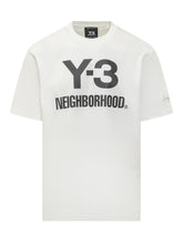 T-Shirt Logo Bianca Y-3 Neighborhood - Abbigliamento Uomo | Lidia Shopping