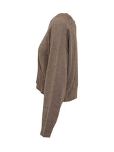 Loulou Studio Maglia in Cashmere Marrone con Scollo a V - Abbigliamento Donna | Lidia Shopping