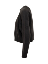 LouLou Studio Black Wool Crew Neck Sweater - Collezione Happy Birthday | Lidia Shopping