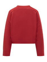 LouLou Studio Red Wool Crew Neck Sweater - Collezione Happy Birthday | Lidia Shopping