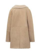Loulou Studio Beige Shearling Coat - Collezione Happy Birthday | Lidia Shopping