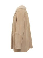 Loulou Studio Beige Shearling Coat - Collezione Happy Birthday | Lidia Shopping