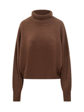 Loulou Studio Brown Turtleneck Sweater - Collezione Happy Birthday | Lidia Shopping