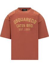 T-Shirt Logo Caten Bro Dsquared2 - Abbigliamento Uomo | Lidia Shopping