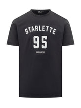 Black Starlette 95 T-Shirt with Dsquared2 Logo - Collezione Happy Birthday | Lidia Shopping