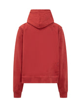 Dsquared2 Felpa Rossa con Cappuccio e Stampa Logo - Abbigliamento Uomo | Lidia Shopping