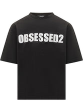 T-shirt Obsessed2 Nera di Dsquared2 - Abbigliamento Uomo | Lidia Shopping