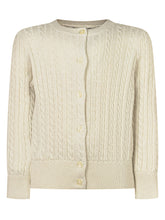 Polo Ralph Lauren Kids Cream Cable Knit Cardigan - Collezione Happy Birthday | Lidia Shopping