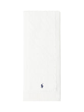 Polo Ralph Lauren White Knitted Scarf - Collezione Happy Birthday | Lidia Shopping