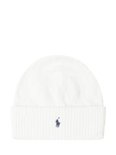Polo Ralph Lauren White Knitted Hat - Collezione Happy Birthday | Lidia Shopping