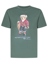 Green Polo Bear T-shirt Polo Ralph Lauren Kids - Collezione Happy Birthday | Lidia Shopping