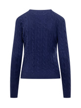 Ralph Lauren Maglia Treccia Blu - Abbigliamento Donna | Lidia Shopping