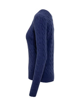 Ralph Lauren Maglia Treccia Blu - Abbigliamento Donna | Lidia Shopping